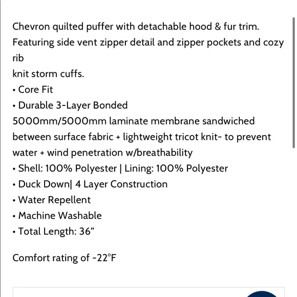 NEW Pajar Canada QUEENS Down Insulated Jacket Coat Navy Blue - XS - Picture 16 of 16